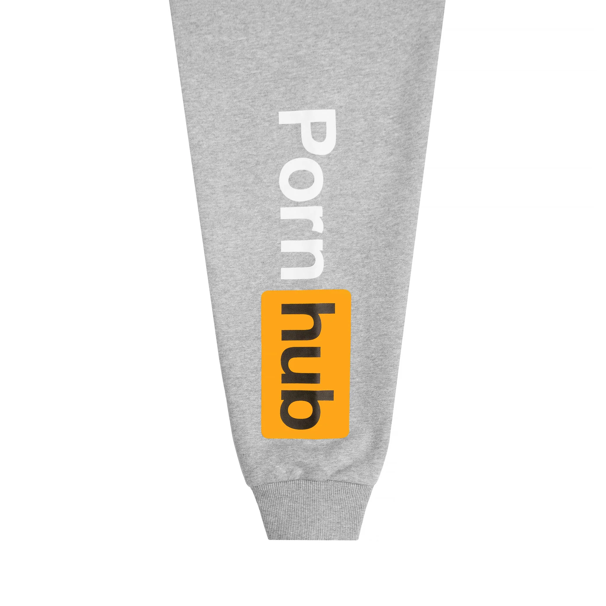 Heather Grey Classic Logo Sweatpants - Image 3