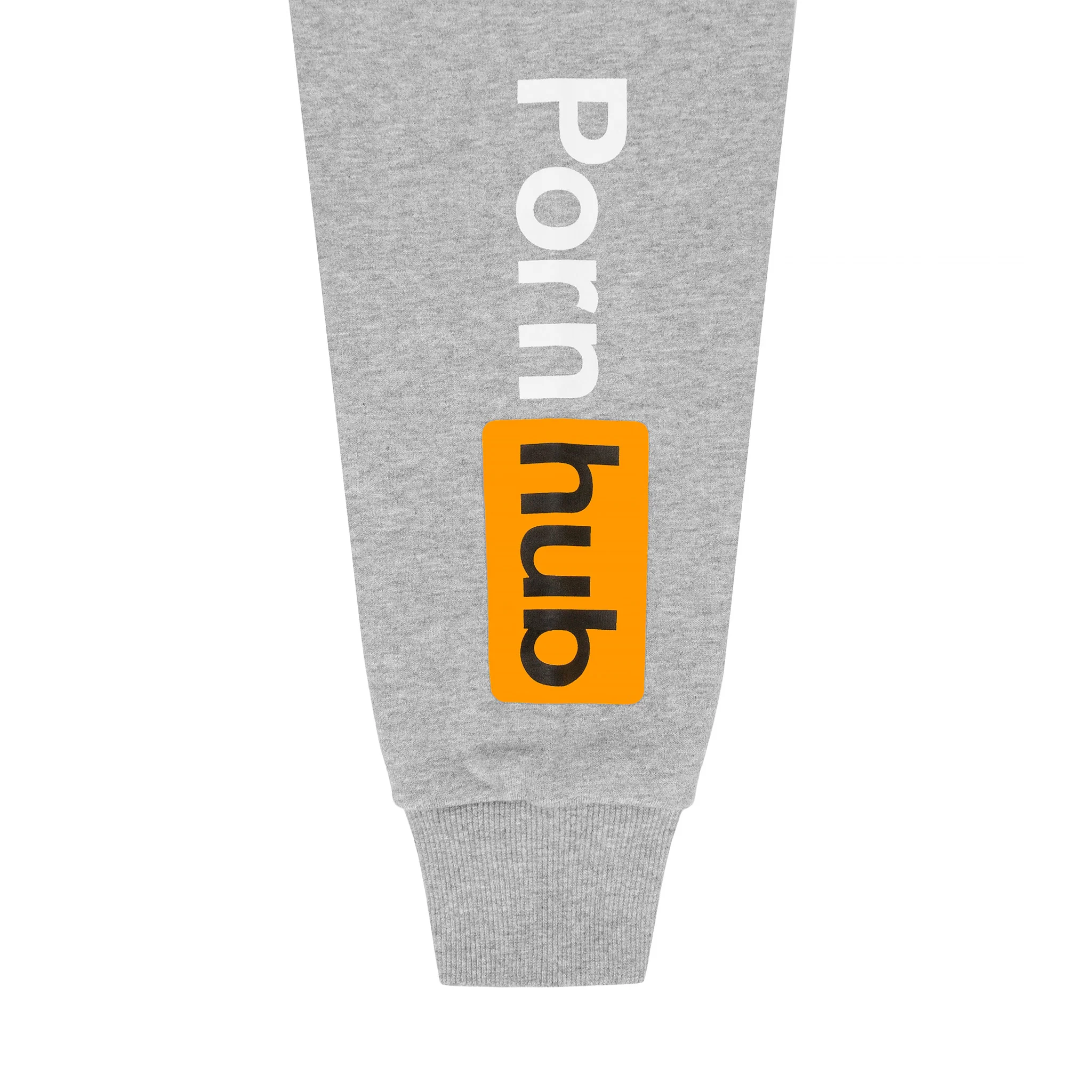 Heather Grey Embroidered Hoodie - Image 3